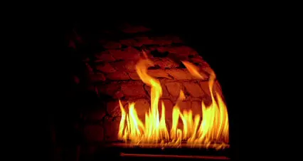 Horizontal video: Burning flames in a fireplace 12701356. Duration: 59 seconds. Resolution: 4096x2160