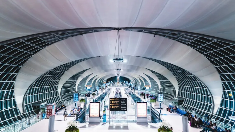 People Walking in the Airport