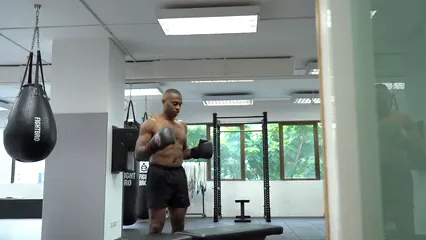Horizontal video: A man legs exercises by stepping over a stool chair 4806563. Duration: 8 seconds. Resolution: 3840x2160