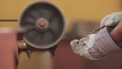 Horizontal video: Knife maker workshop 5735107. Duration: 52 seconds. Resolution: 1920x1080