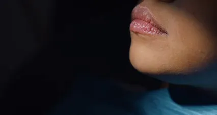 Horizontal video: Close up shot of a person using a saliva ejector 6502319. Duration: 15 seconds. Resolution: 4096x2160