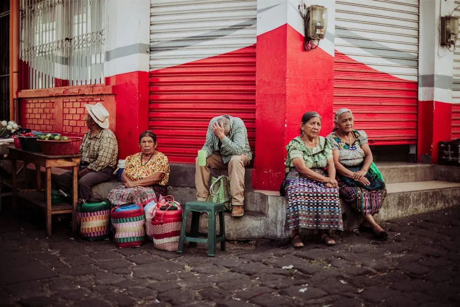 Elderly People in City