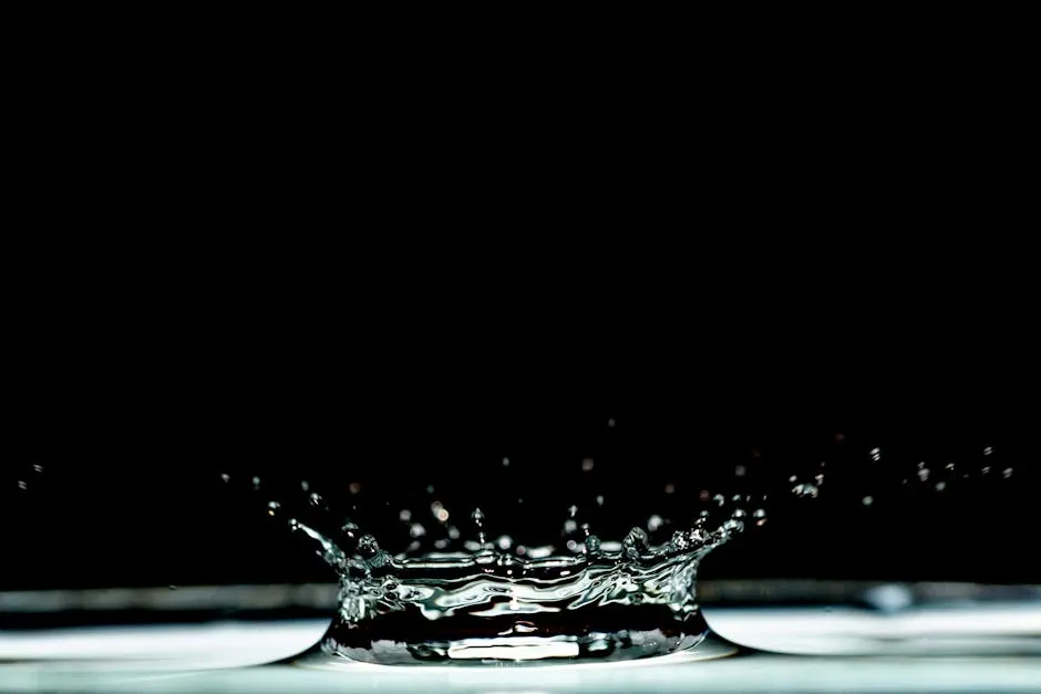 A Ripple From a Water Droplet
