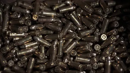 Horizontal video: Bullets in a cardboard box 5243086. Duration: 10 seconds. Resolution: 1920x1080