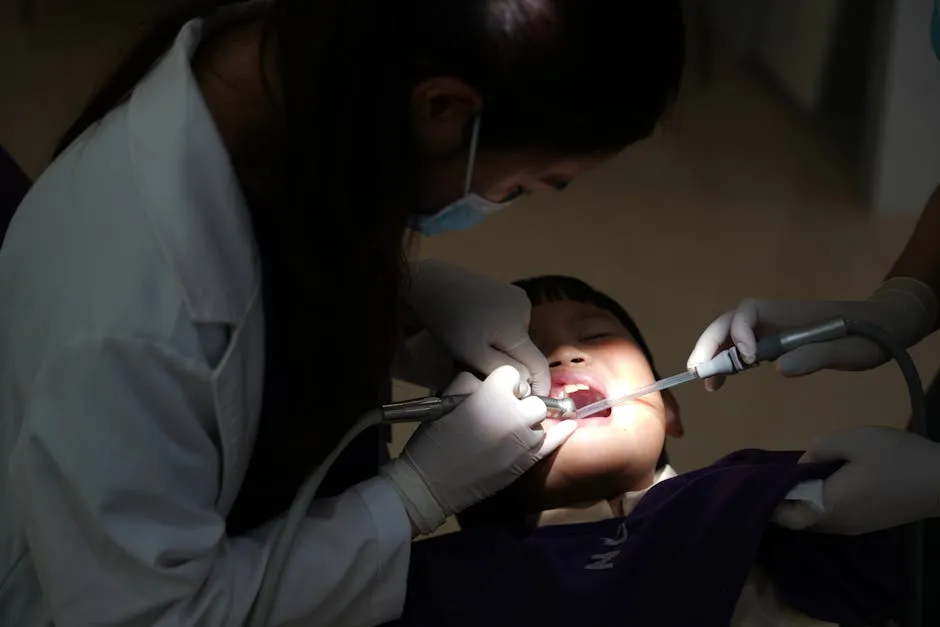 Child at the Dentists