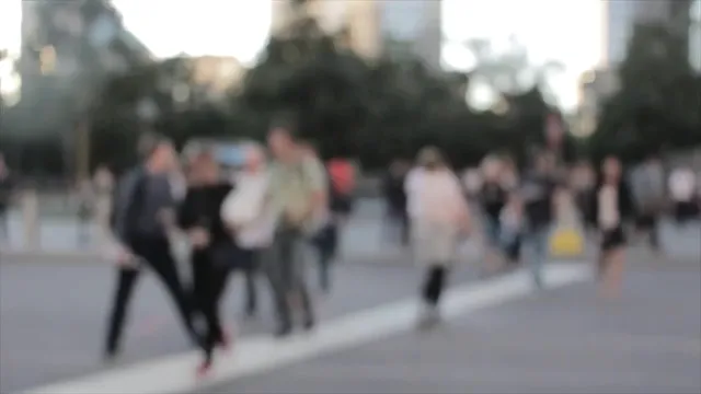 Horizontal video: Blurry footage of people walking 853884. Duration: 15 seconds. Resolution: 1920x1080