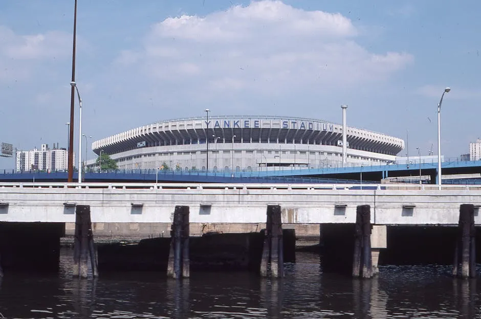 Yankee Stadium Under the Blue Sky