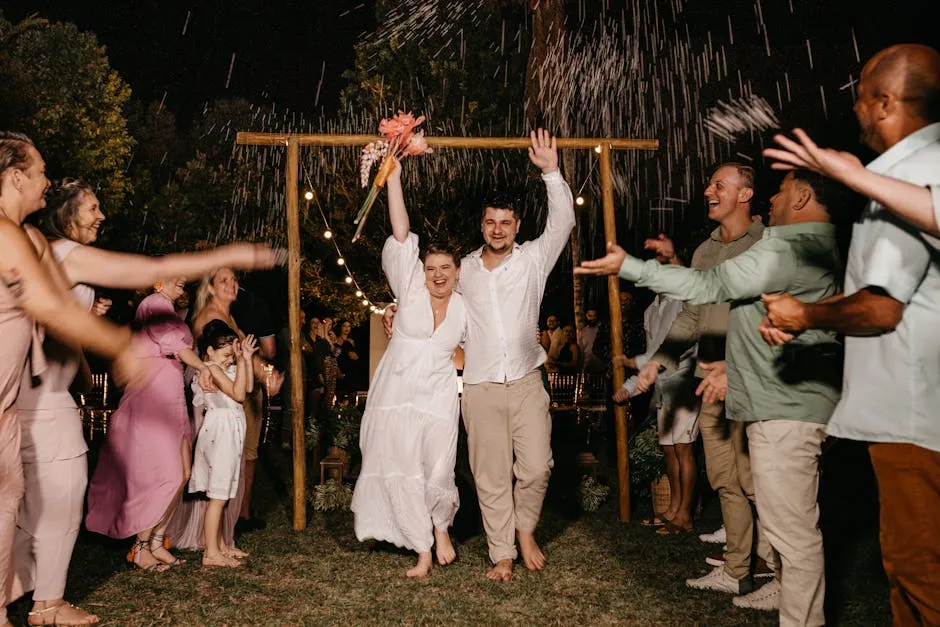 Couple Celebrating their Engagement