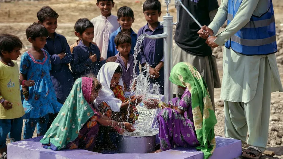 Amazing picture shows water scarcity 