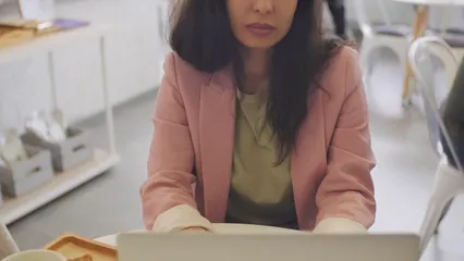 Horizontal video: Woman portrait tired indoors 4122605. Duration: 18 seconds. Resolution: 3840x2160
