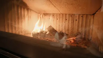 Horizontal video: Close up shot of burning firewood 6616286. Duration: 15 seconds. Resolution: 1920x1080