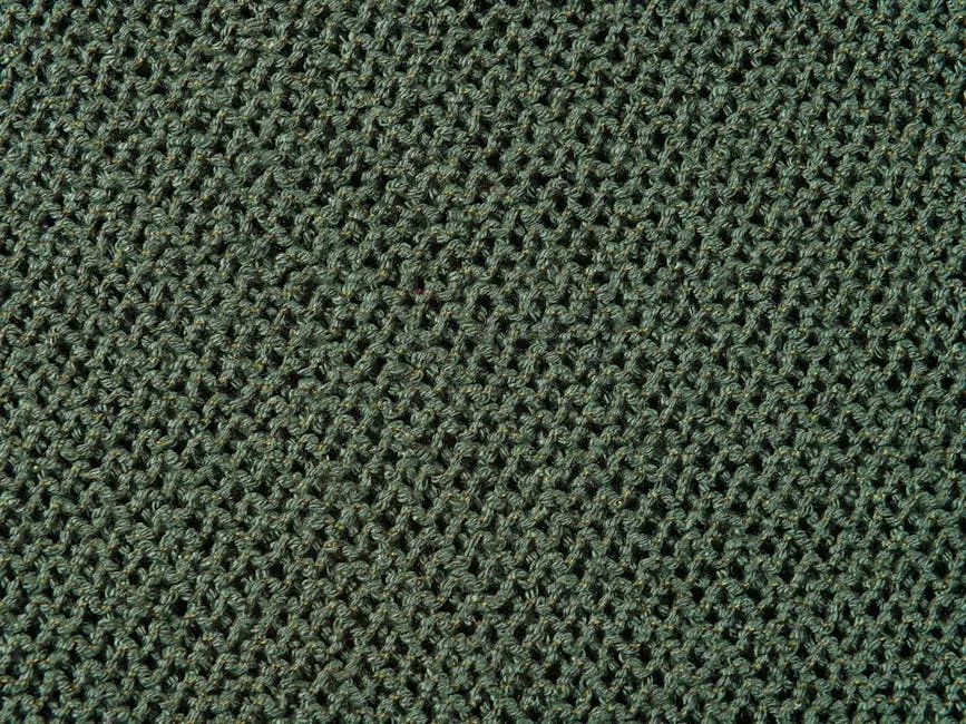 Close up of Green Fabric
