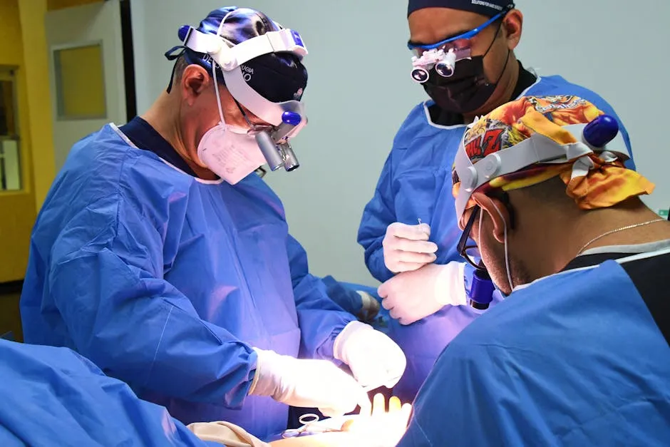 Doctors Performing a Surgery