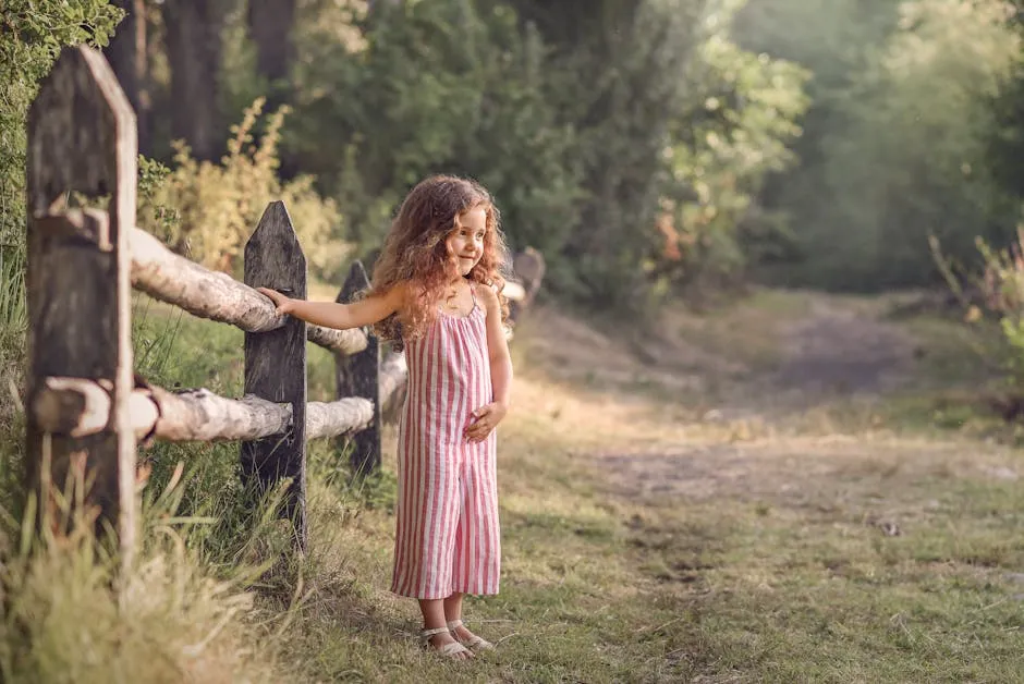 Niña en verano