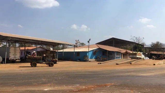 Horizontal video: Rural market with tractors in southeast asia 29056070. Duration: 30 seconds. Resolution: 3840x2160