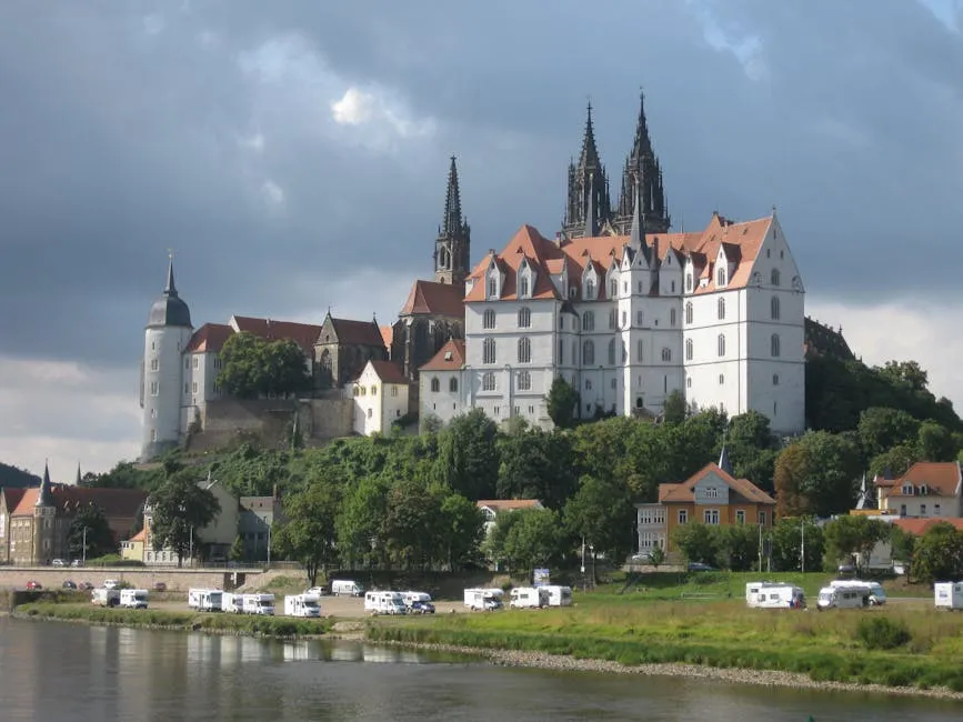 Albrechtsburg Castle in Meißen, Germany