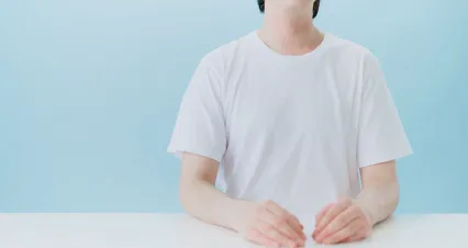 Horizontal video: Man feeling neck checking lymph nodes 5712810. Duration: 18 seconds. Resolution: 4096x2160