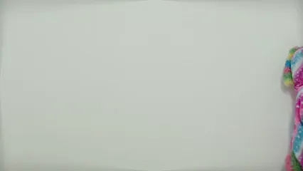 Horizontal video: Little girl in a rainbow unicorn onesie 5955329. Duration: 14 seconds. Resolution: 3840x2160