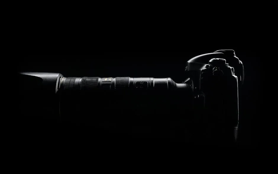 Side View Photo of Black Dslr Camera