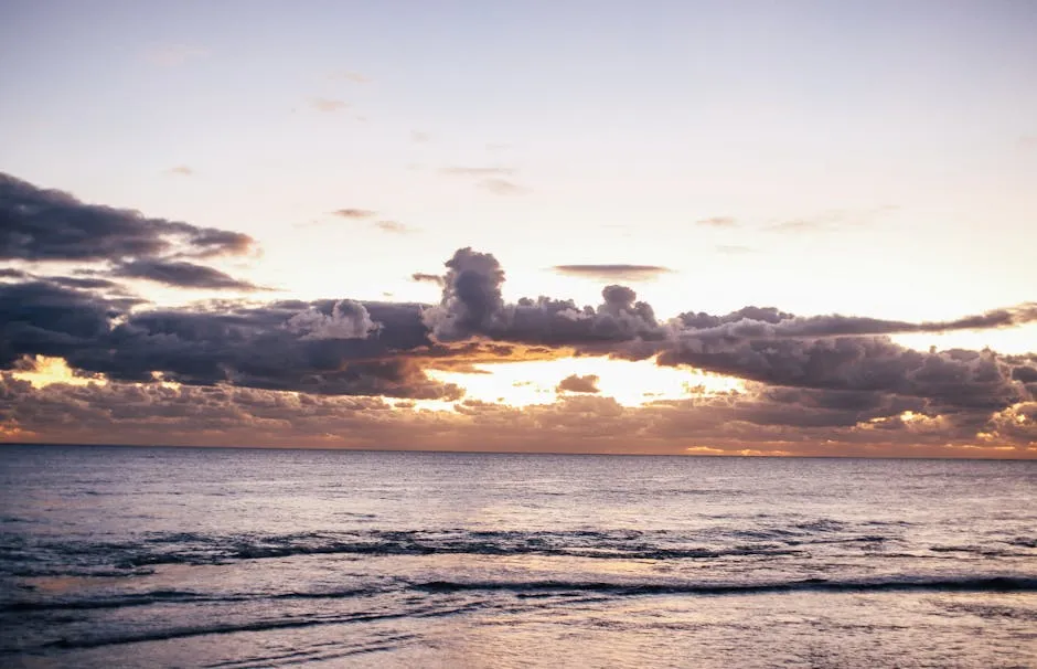 Ocean Waves on an Afterglow