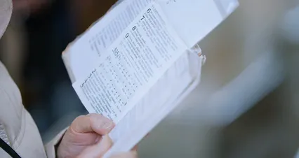 Horizontal video: A person reading the book 6267384. Duration: 26 seconds. Resolution: 4096x2160