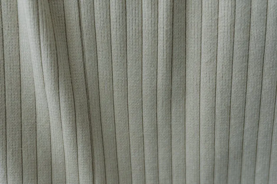 Soft gray fabric placed on table