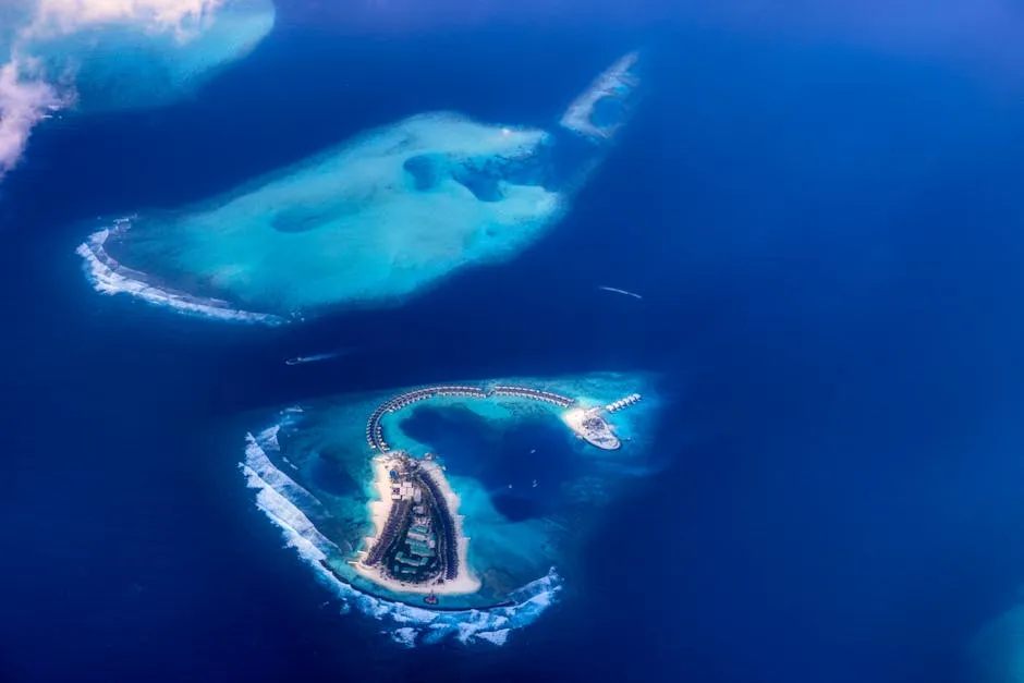 Aerial Photography of Island