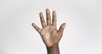Horizontal video: A hand with a number on it is shown 4631135. Duration: 11 seconds. Resolution: 4096x2160