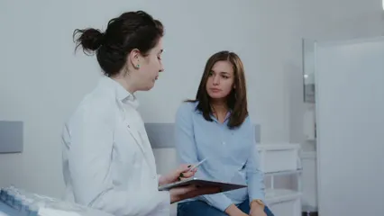 Horizontal video: A pregnant woman having her doctor s check up 7088510. Duration: 16 seconds. Resolution: 3840x2160