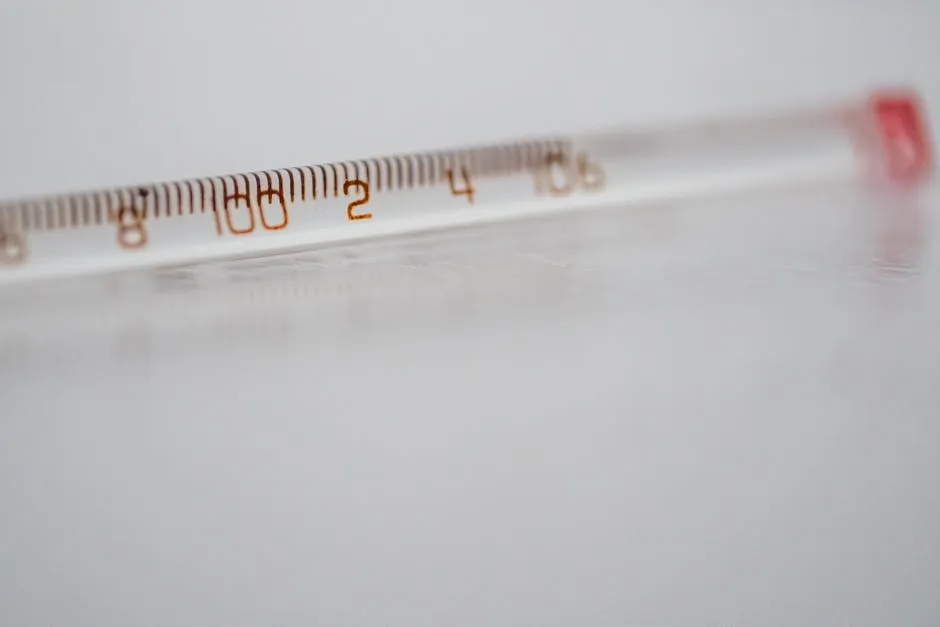 Close-up Shot Of A Thermometer