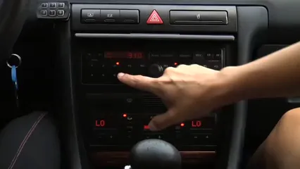 Horizontal video: People changing the radio station in the car 4255098. Duration: 6 seconds. Resolution: 1280x720