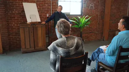 Horizontal video: Teacher discussing in front of class 5762287. Duration: 13 seconds. Resolution: 3840x2160
