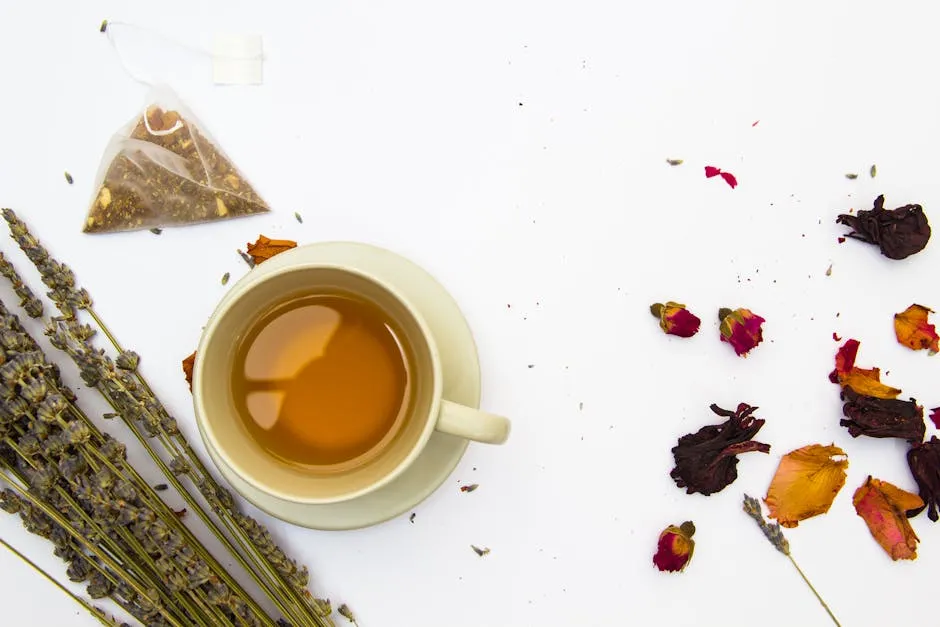 Ceramic Cup Filled With Tea