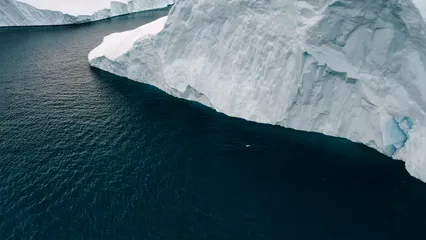 Horizontal video: Close up view of giant icebergs 8318380. Duration: 16 seconds. Resolution: 2688x1512