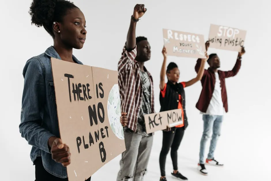 Activists Protesting against Climate Change 