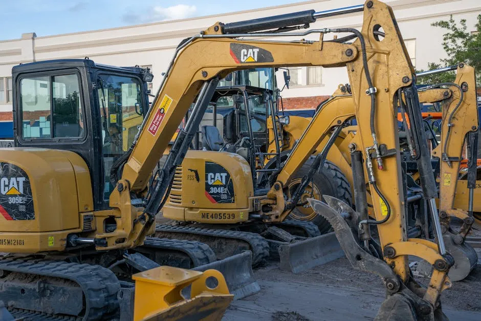 Yellow and Black Heavy Equipments