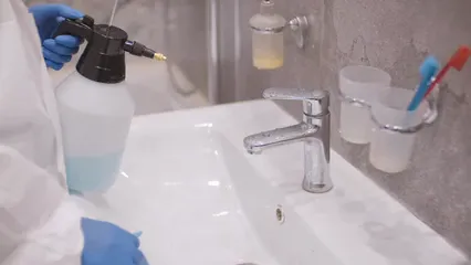 Horizontal video: Bathroom clean tap sink 4146069. Duration: 13 seconds. Resolution: 3840x2160