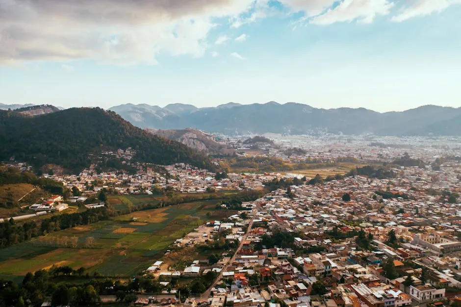 Aerial View of City