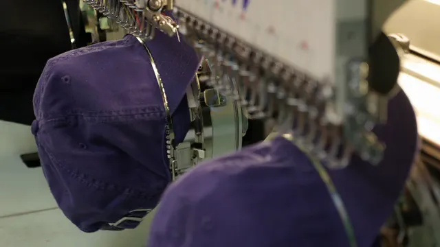 Horizontal video: Automated sewing machines in a factory 7043759. Duration: 33 seconds. Resolution: 3840x2160