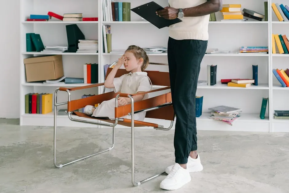 A Child receiving a Counseling