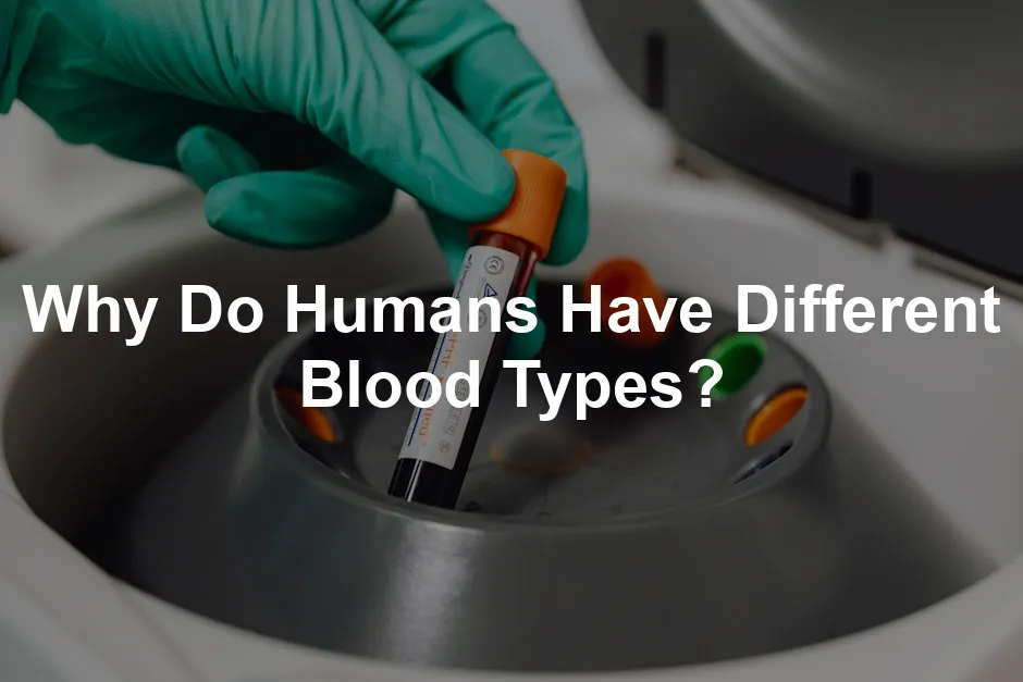 Featured image for Why Do Humans Have Different Blood Types?