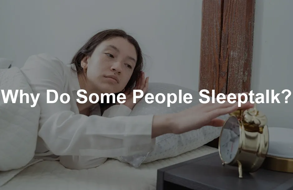 Featured image for Why Do Some People Sleeptalk?