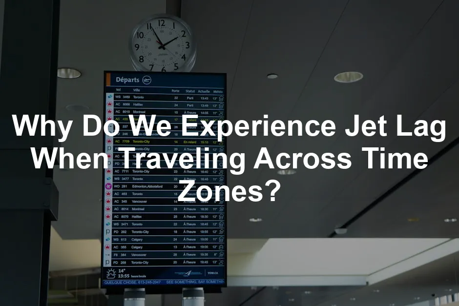 Featured image for Why Do We Experience Jet Lag When Traveling Across Time Zones?