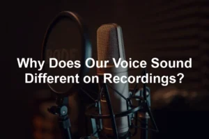 Featured image for Why Does Our Voice Sound Different on Recordings?