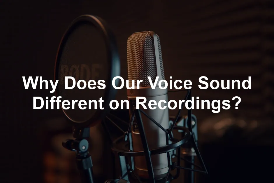 Featured image for Why Does Our Voice Sound Different on Recordings?
