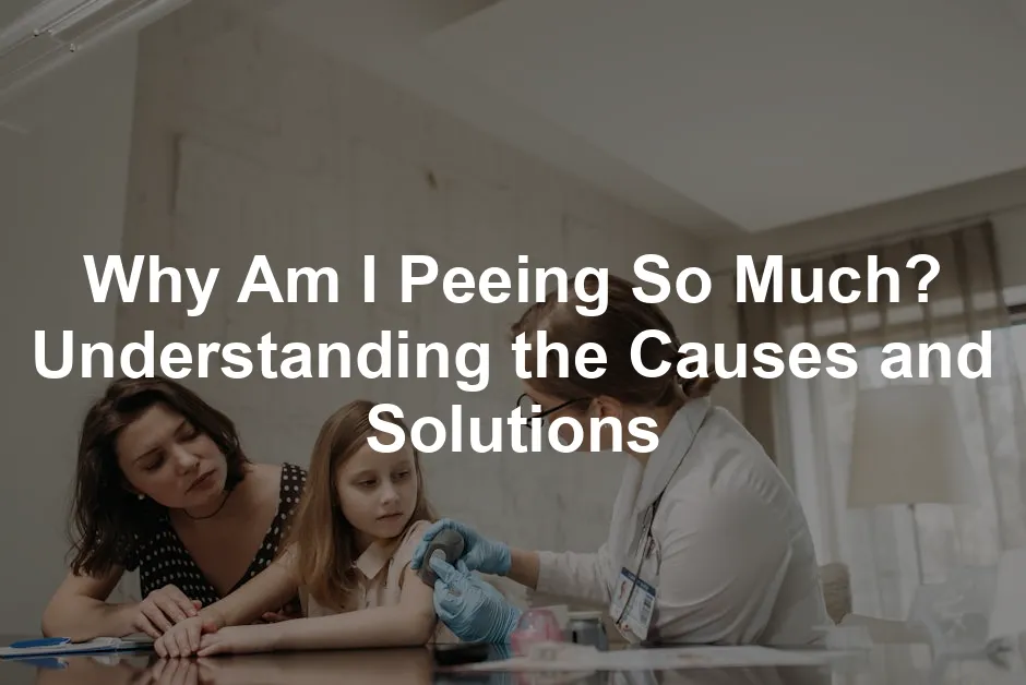 Featured image for Why Am I Peeing So Much? Understanding the Causes and Solutions