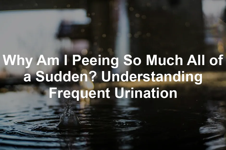 Featured image for Why Am I Peeing So Much All of a Sudden? Understanding Frequent Urination