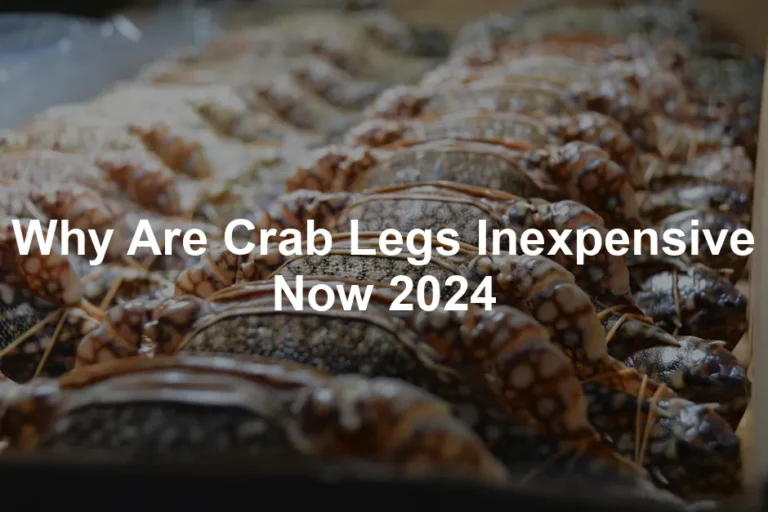 Featured image for Why Are Crab Legs Inexpensive Now 2024