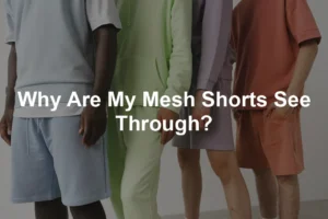 Featured image for Why Are My Mesh Shorts See Through?