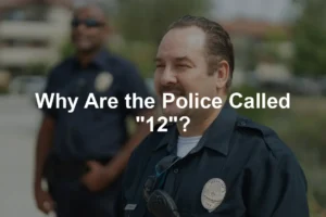 Featured image for Why Are the Police Called "12"?